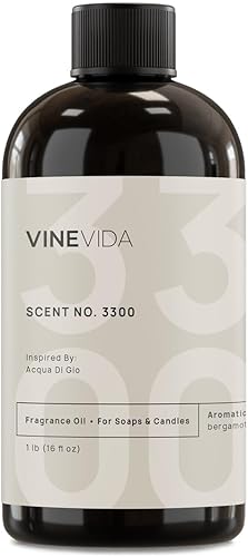 Miniatura 959 de VINEVIDA [4 onzas] Aceite de fragancia de madera de teca de caoba para fabricación de velas y fabricación de jabón, aromas de velas prémium para
