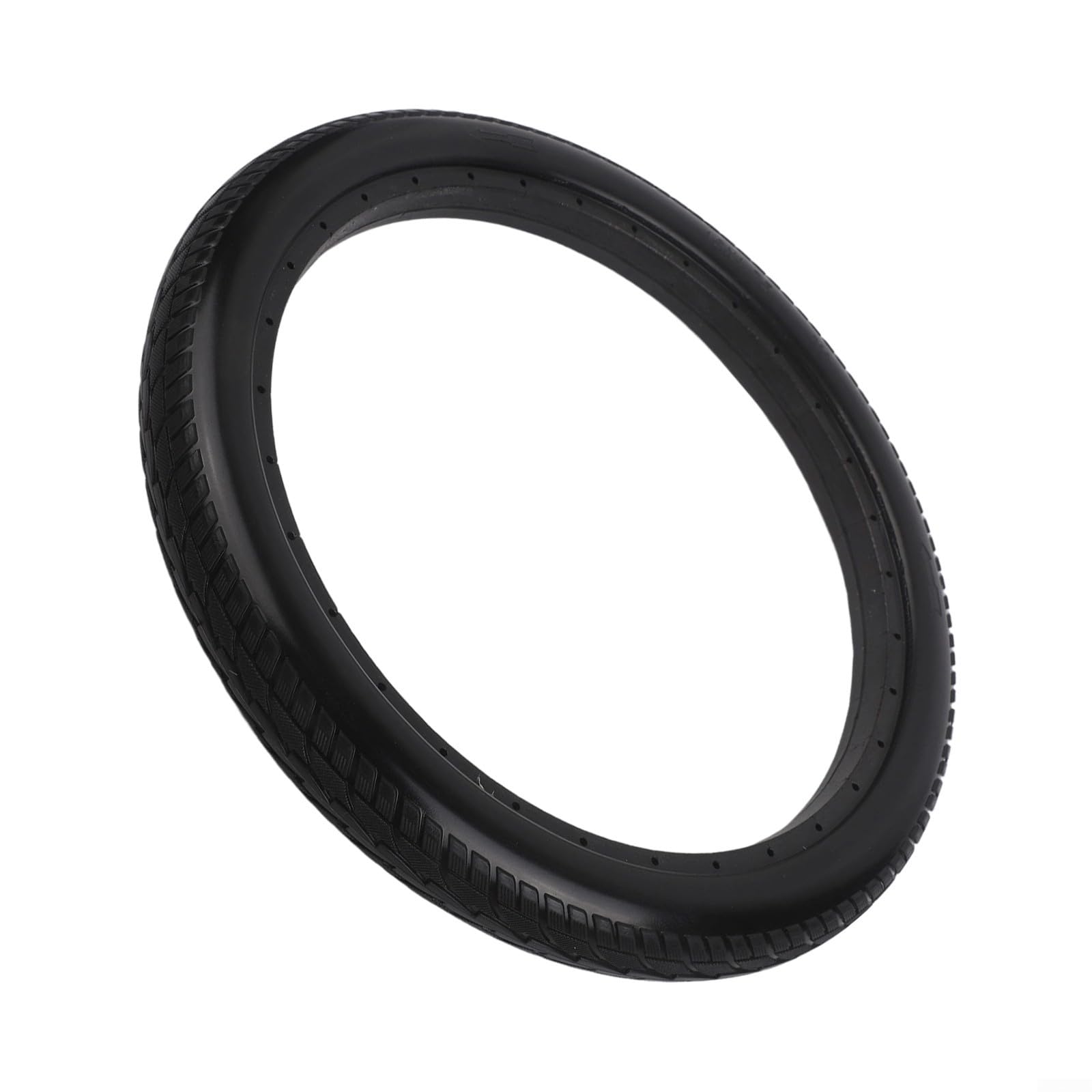 16 Inch Solid Tyre 16x1.75 Puncture Proof, Solid Rubber Bike Tyre for Wheelchair Rear Wheel, Non Inflatable Bicycle Tire, Maintenance Cycling, Mobility Accessory, Flat Resistant(black)