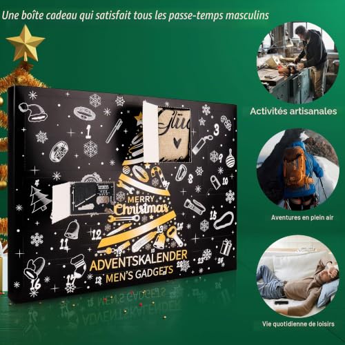 Jeasona Calendrier de l'Avent 2026 pour hommes, adultes, hommes – vue 4