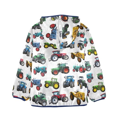 Image of Boys Fleece Jacket Hooded Autumn Winter Long Sleeve Thick Warm Outerwear;3-10 Years Kids Cute Fuzzy Jacket