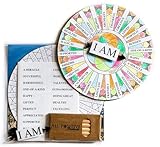 I AM Positivity Spinner - Social Skills and Therapy Games, A Feelings Game Wheel for Kids That Develops Emotional Support and Explores Joy, Kindness, Care and Self Love