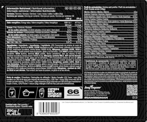 Miniatura 8 de Pack Bigman Ultimate Whey Proteína 2kg Creatina 300gr Shaker Pro Fuerza, Resistencia Masa Muscular Tonificación Muscular Recuperación Deportiva 2 Kilos, Fresa