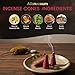 Aiimuzeum® Natural Cedar Incense Cones 30 PCS- Handmade Excellence, Long Burning Perfect for Relaxation and Meditation,Aromatic Rooms,Air Purifier Home and House Decor (Himalayan-Cedar)
