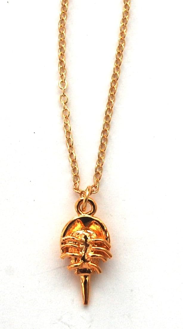 Horseshoe Crab Necklace Gold - Semaki & Bird