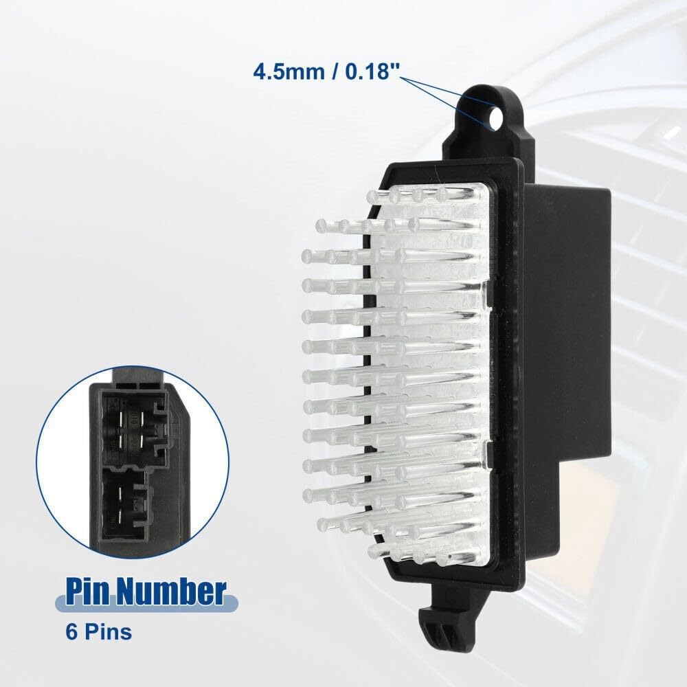 Blower Heater Resistor – Compatible with Nissan Qashqai J11 (2014-2020), Nissan Rogue X-Trail (2014-2019), Ford B-MAX, and Ford Ecosport – Direct Replacement for 277A1-4BU0A, AV1119E624AA