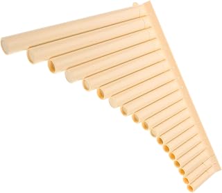 Toyvian Plastic Pipe Pan Flute for Beginners Learning Instrument for Boys and Girls for Music Practice and Vital Capacity Improvement for Students and Musical Exploration