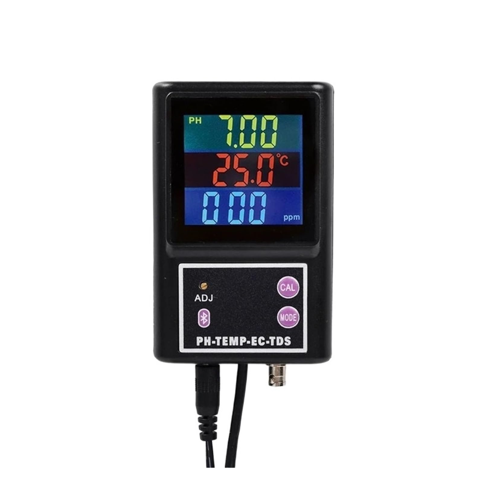 Wieloparametrowy Monitor Jakości Wody Bluetooth LCD Online Miernik PH/TDS/EC/temperatury Do Basenów, Akwariów I Pitnej
