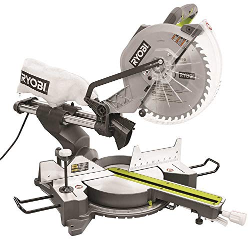 RYOBI TSS120L 12" 15 Amp Sliding Miter Saw with Laser