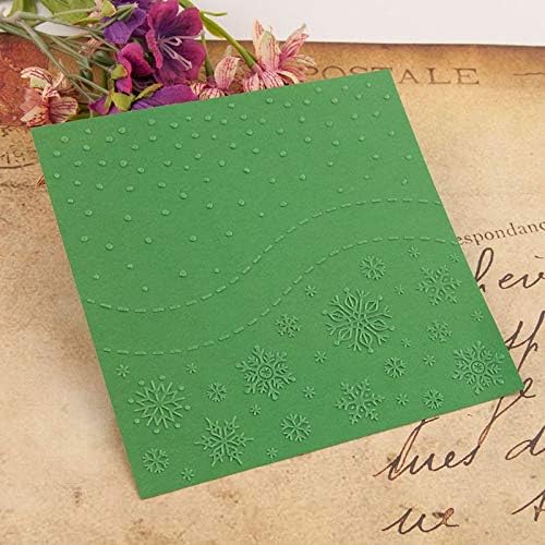 Christmas Snowflake DIY Plastic Embossing Folders for DIY Scrapbooking Paper Craft. Card Making Decoration Supplies
