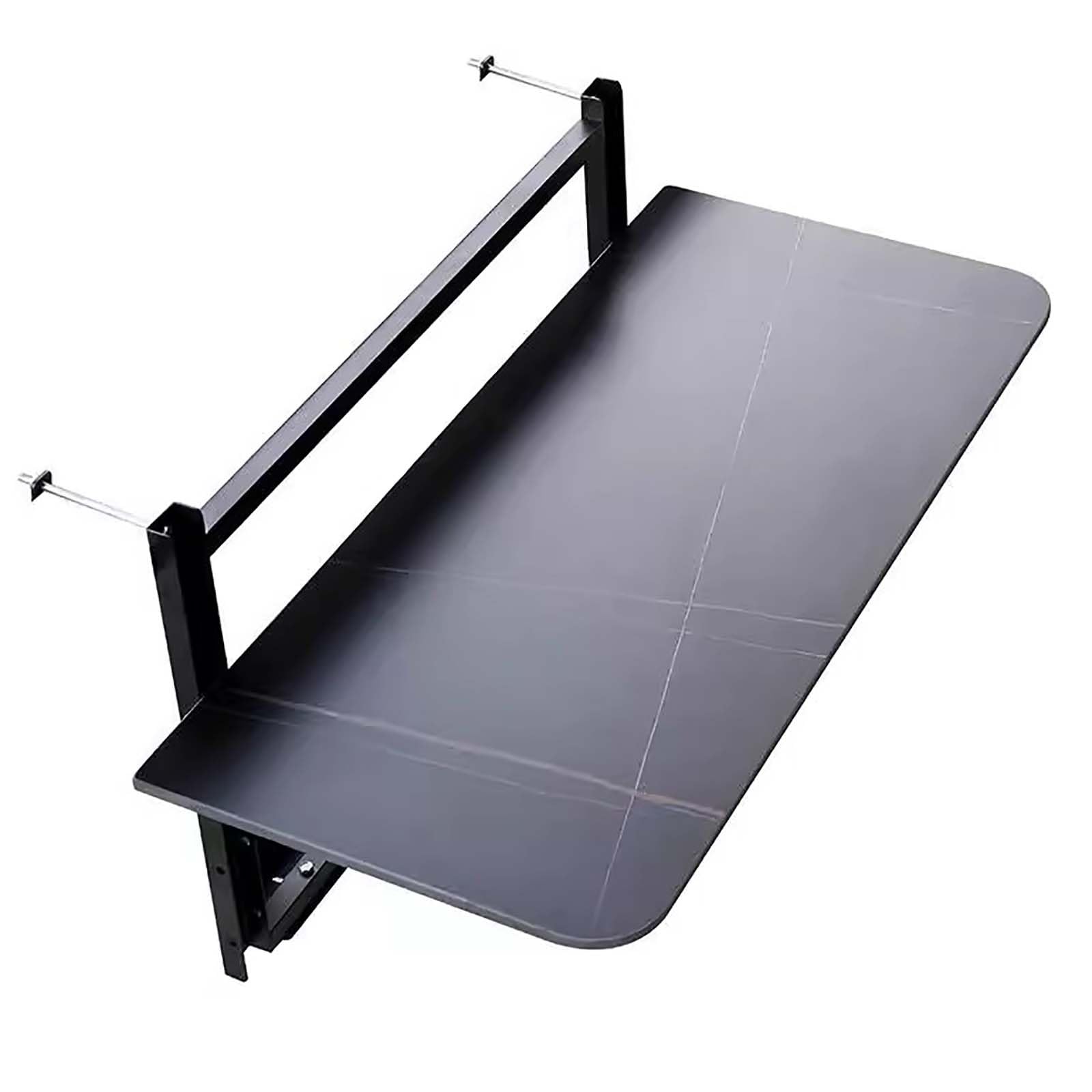 Table de bar pliante pour balcon Cact noire 60 x 35 cm pour terrasse et jardin