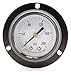 Panel Gauge, Front Flange, 2 in, 200 psi