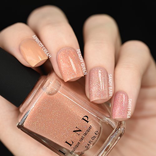Image of ILNP Peachy Queen - Peach Holographic Sheer Jelly Nail Polish