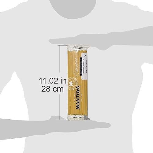 Miniatura 4 de Mantova Italian Bronze Die Angel Hair Pasta – 100% trigo duro sémola bronce troquelado – 16 onzas (paquete de 6) – Producto de Italia