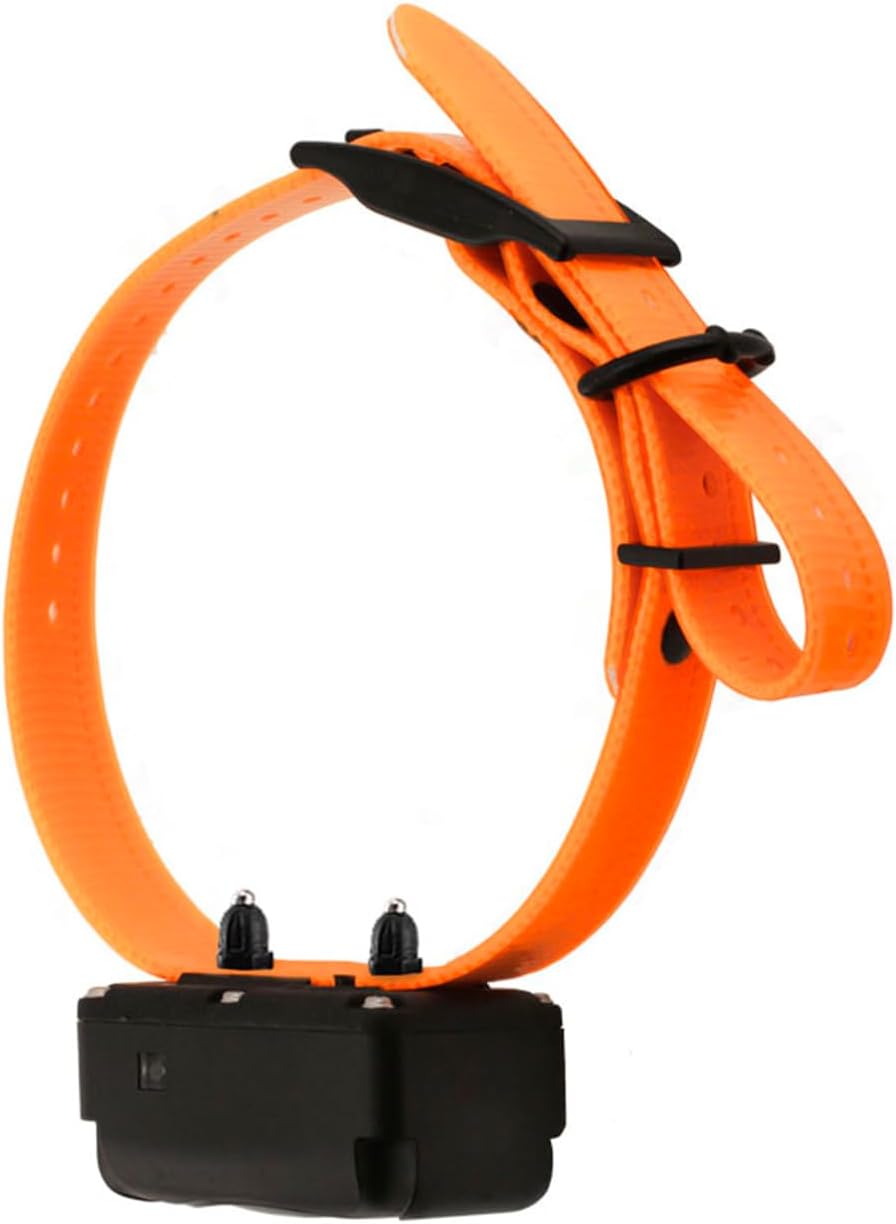DT Systems H2O 1810, 1820, 1830 Plus Series Add-On/Replacement Collar Receiver, Waterproof Rechargeable Remote Hunting Dog Training Additional E-Collar, 1800-Yard Range, 16 Stimulation Levels, Orange