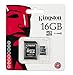 Professionelle Kingston 16 GB MicroSDHC-Karte für Kyocera Torque Smartphone mit benutzerdefinierter Formatierung und Standard-SD-Acapter (Klasse 4)