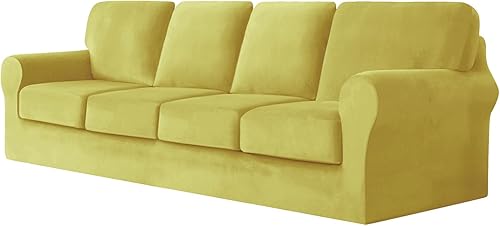 Miniatura 51 de Funda de sofá con fundas de cojín de asiento separadas y fundas de respaldo, fundas elásticas para sofá Ektorp, elegante protector de sofá de