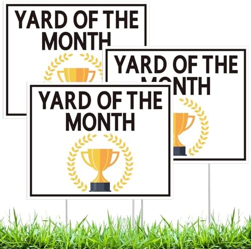 Best Month to Aerate Lawn: Secrets for a Lush Green Yard 5 Memorywuu 3pcs Yard Signs Trophy Award Plastic Garden Sign with H Stakes Weatherproof Outdoor Plaque for Front Door Garden Lawn, 15 x 12 Inches(Yard of the Month)