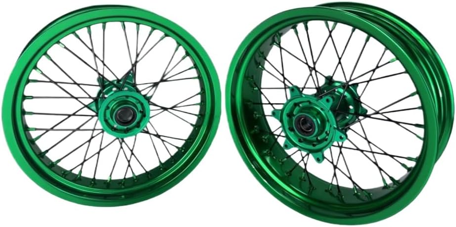 Aluminum 17 Inch Motorcycle Wheels Compatible With KX KXF Supermoto
