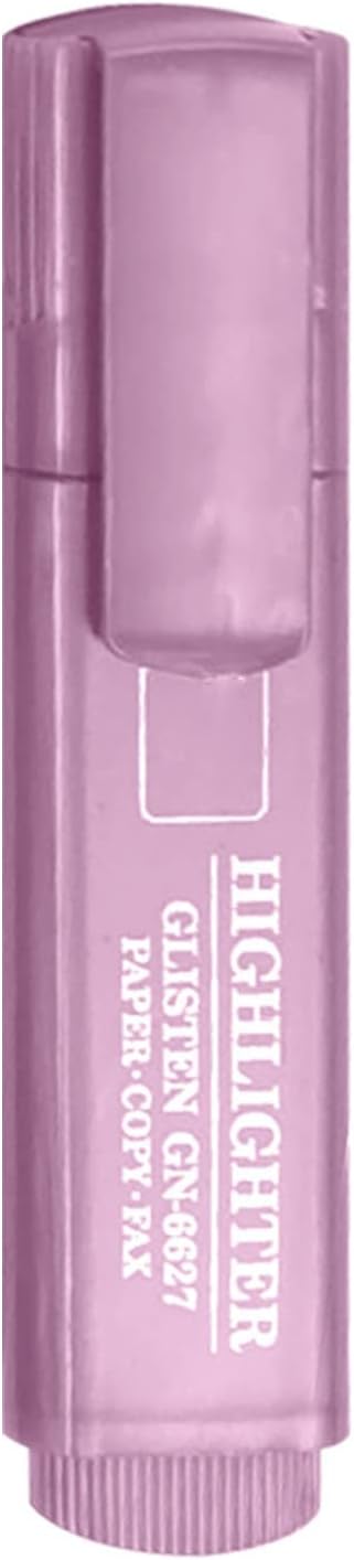 BILIKEYU Glitter Color Highlighter Key Marker Pen Water Based Marker Pen 8 Colors Optional Head Glitter(10ml) Wooden Pencils No2 (A, One Size)