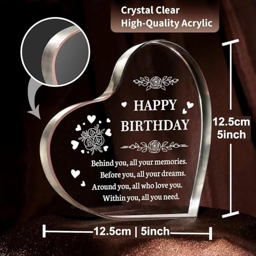 Image of Acrylic plaque gifts (Happy Birthday)