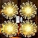 yowin Leuchtkugel Weihnachten 4x120 LED Weihnachtsbeleuchtung Außen mit USB-Stecker, Fernbedienung, 8 Modi Feuerwerk Lichterkette Wetterfest Hängend Weihnachtslicht Fenster für Balkon Baum Innen Deko