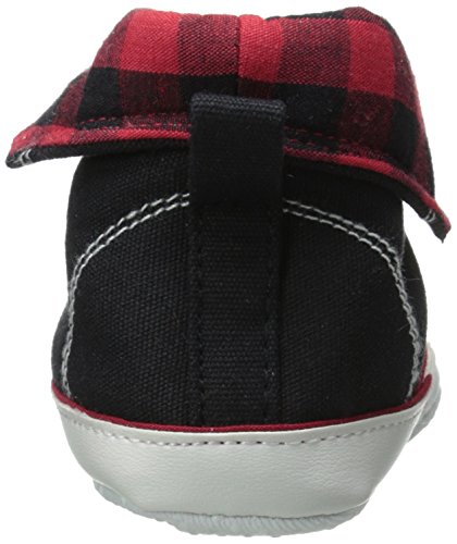 Luvable Friends Unisex Baby Crib Shoes, Red Hi Top, 12-18 Months #TOP2