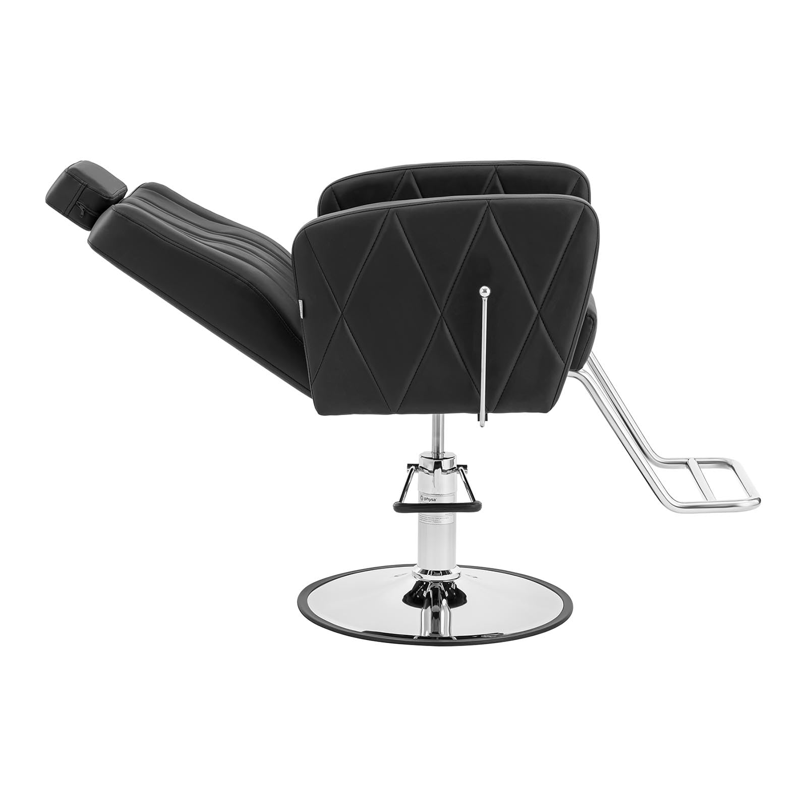 Physa Physa Dudley Black Friseurstuhl mit Fußstütze Dudley Black Waschsessel Barberstuhl Friseursessel Friseurstuhl mit Kopfstütze