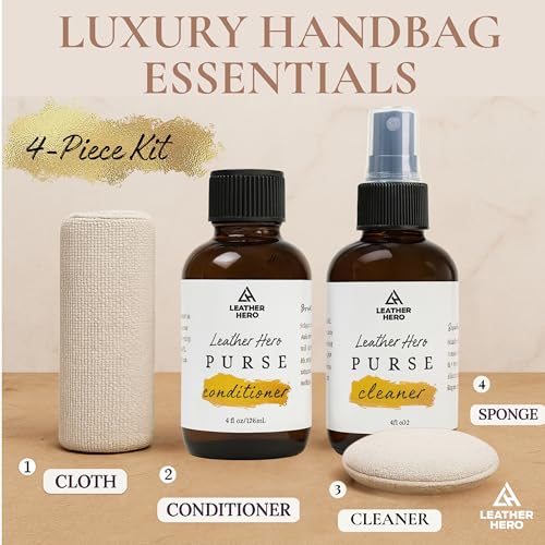 Leather Purse Cleaner & Conditioner Kit