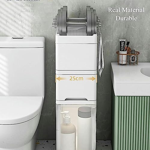 Chariot de rangement étroit à tiroirs multicouches pour optimiser l'espace