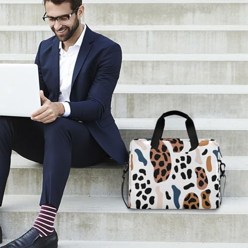 Maletín para laptop 15.6 pulgadas estampado leopardo miniatura 2