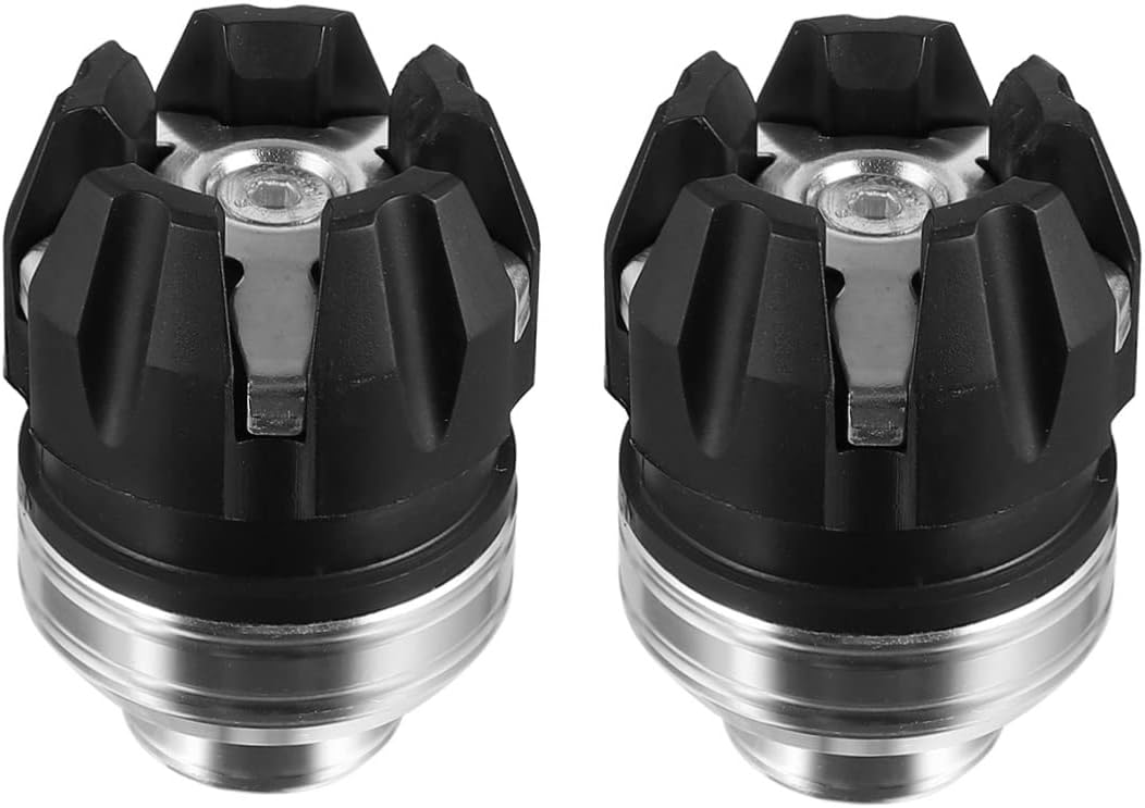2pcs Motorcycle Collision Cup Aluminum Front Fork Slider Protector Wheel Protection Accessory Drop Collision Cap Easy Install for Off-road Bikes