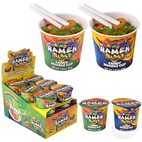 Rainbow Ramen Blast Gummy Noodles: caja de 12 piezas miniatura 1