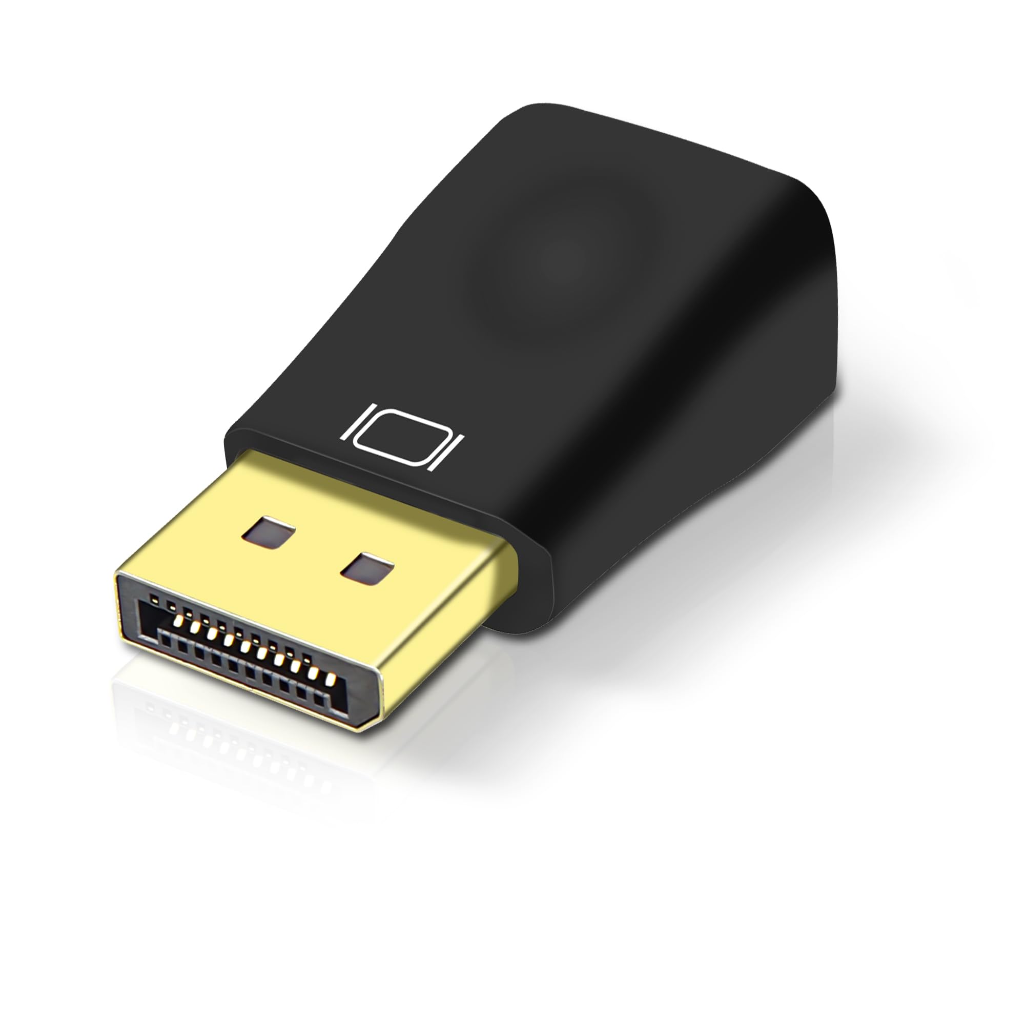 MEIRIYFA DisplayPort DP a VGA Adattatore Monitor Convertitore, DP maschio a VGA femmina Adattatore maschio 1080P per computer, desktop, laptop, PC, monitor, proiettore, HDTV – 2 pezzi, nero