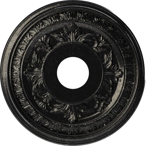 Image of 16 inchOD x 3 1 /2 inchID x 1 inchP Baltimore Thermoformed PVC Ceiling Medallion (Fits Canopies up to 6 1 /2 inch), Textured Metallic Galaxy
