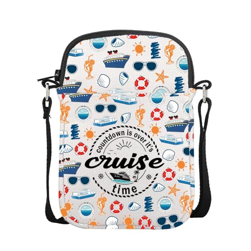 CMNIM Cruise Ship Gifts Cruise Vacation Mini Crossbody Bag With Adjustable Strap Cruising Gifts for Cruise Lover Gifts
