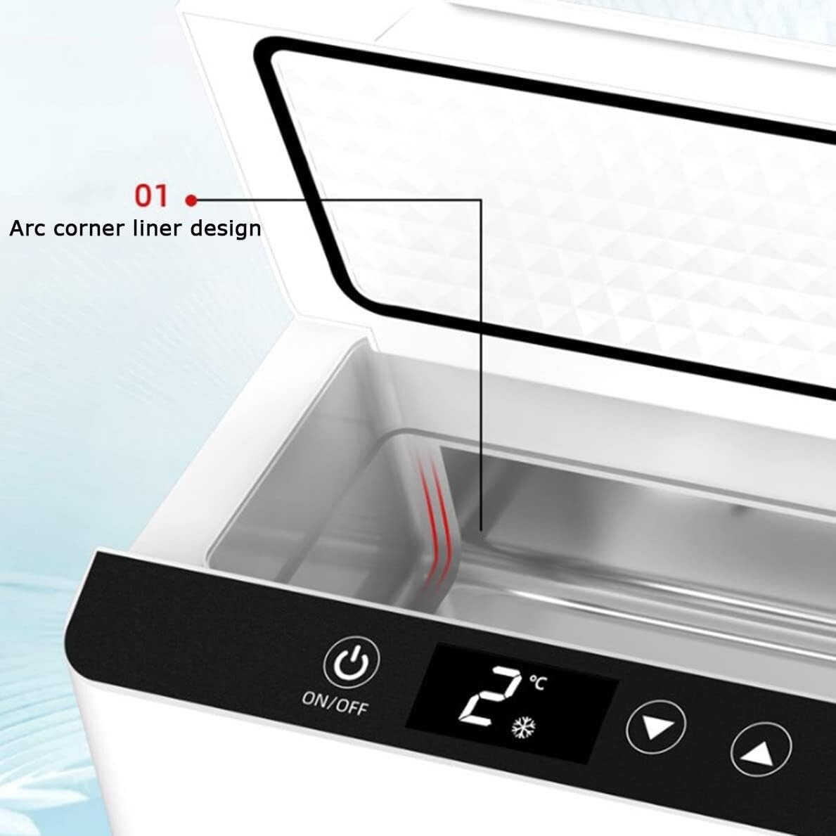 Mini lodówka USB przenośna torba na insulinę podróżna do przechowywania schłodzonych leków insulina medyczna dwuwarstwowa duża pojemność lodówka chłodząca etui na chłodziarkę insuliny(1*battery)