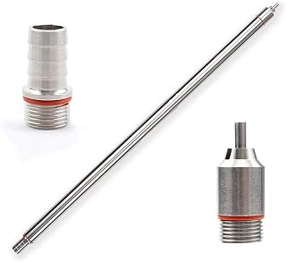 TopHomer Beer Bottle Filler Stainless Steel Craft Beer Bottler Spring-Loaded Tip Bottle Filler 35cm Long Easy to Use for Beer, Wine, and Cider Bottling