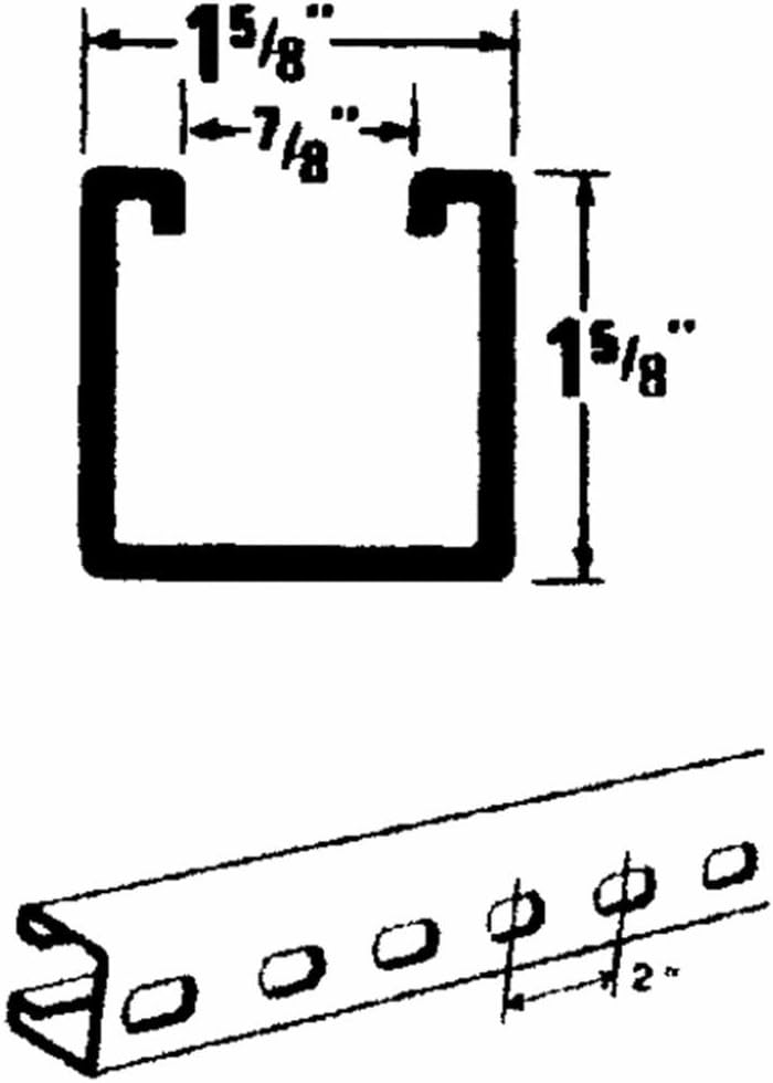 Superstrut 4' Channel Thomas & Betts