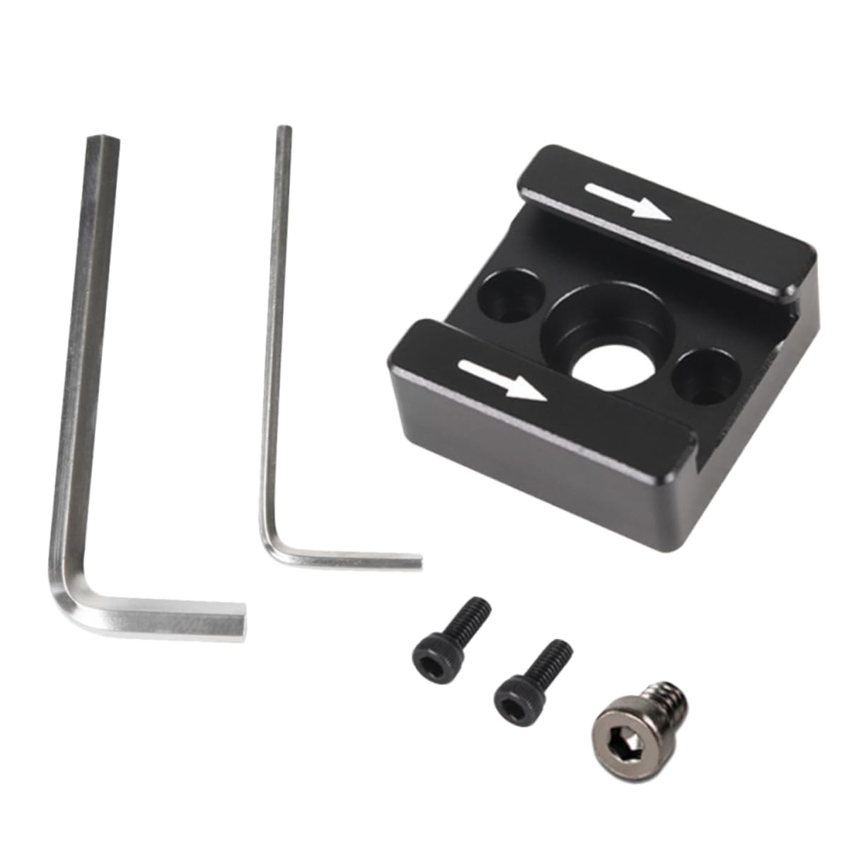 FELTECHELECTR 2 Sets Cold Shoe Adapter Bracket Hot Shoe Adapter Bracket for LED Light Bracket for Monitor Flash Bracket Flash Stand Adapter Bracket for DSLR Flash Shoe Mount Aluminum Alloy Black