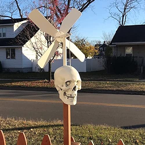 Iron Skull Whirligig Garden Decor, 2023 Funny Skull Windmill Outdoor Metal Power Sculpture, Yard Art Windmill For Indoor Outdoor Porch #TOP4