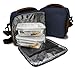Nerthus Borsa Termica Porta Alimenti Blu con 2 contenitori ermetici in Vetro, Panno