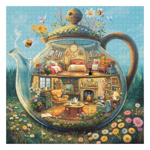 Puzzle Casa Tetera Animales 3+ Anos miniatura 2