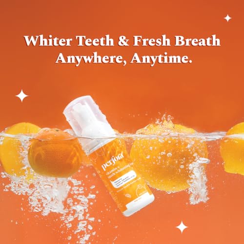 Image of Perfora Teeth Whitening Combo | Teeth Whitening Powder 50gm,Teeth Whitening Foam 50gm ,Purple Magic Whitening Serum 30ml & Strips - 14 Treatment | Enamel-Safe & Sensitivity-Free Oral Care Formula For Tooth Stain Removal | Pack Of 4