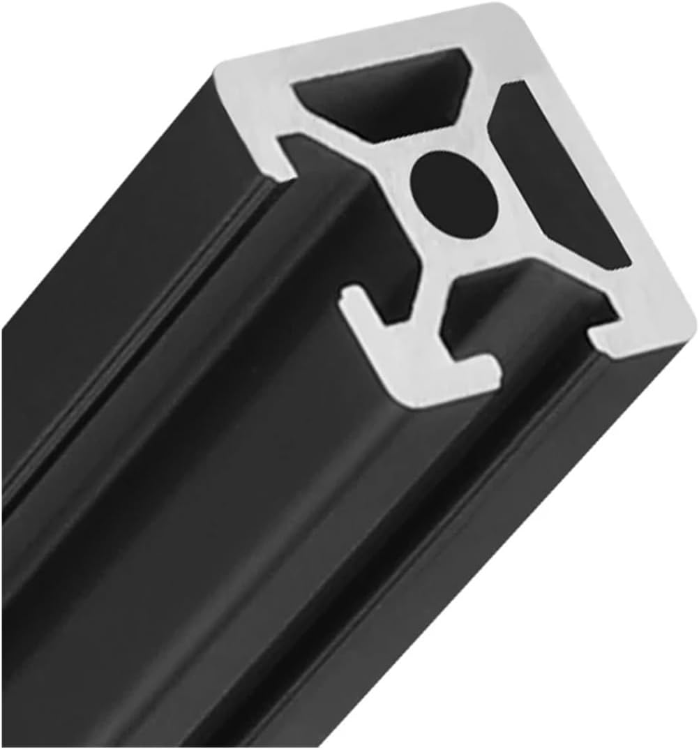 2020 N2 Aluminum Profile T-Slot EU Standard Black Anodized Extruded Linear Guide 2020 Aluminum Profile(550mm)