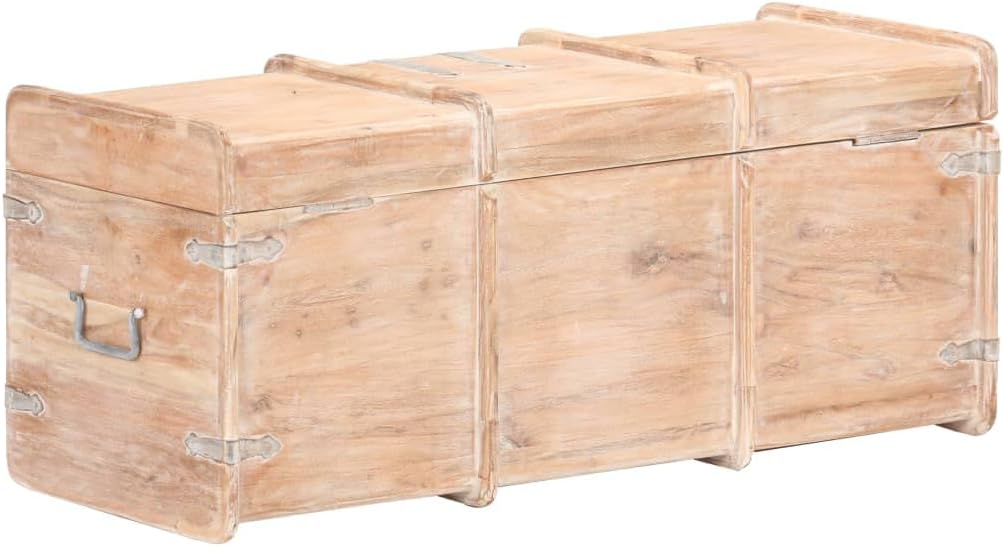 Storage Chest 90x40x40 cm Solid Acacia Wood(Weight:125.66 lbs),289644