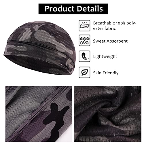 HYSENM 2 Pezzi Copricapo Uomo Cappello Ciclismo