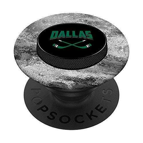 Dallas Hockey - Sports Fans PopSockets PopGrip: Swappable Grip for Phones & Tablets