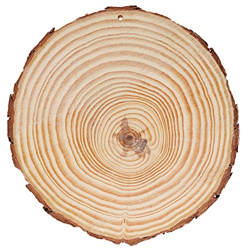 Cercles en bois pré-percés de 17 cm pour décorations de Noël et de table