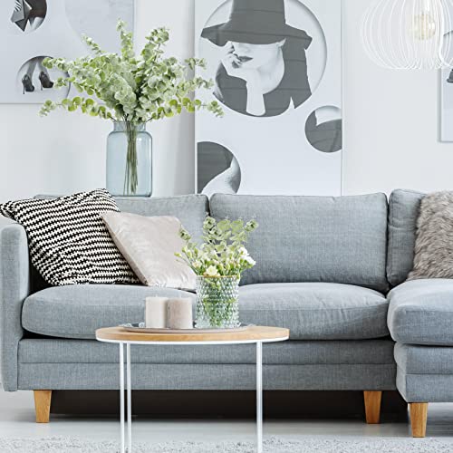 Waydress 20 Pieces Artificial Eucalyptus Stems Faux Eucalyptus Spray Eucalyptus Branches Stems Fake Leaf Stem Fall Decor Plants For Party Wedding Flower Home Diy Decor (Green, 22 X 2 Inch) #TOP6