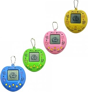 Bichinho Virtual Nostalgia Chaveiro Retro Anos 90 Game Machine Pet Emite sons para lembrar de cuidar (ROSA)